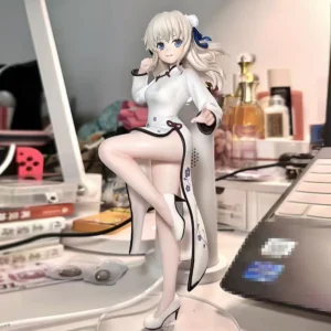 Limited Edition Qipao Yuri Nakamura Figure - Anime Girl Desktop Statue Collectible Gift for PC Case Display