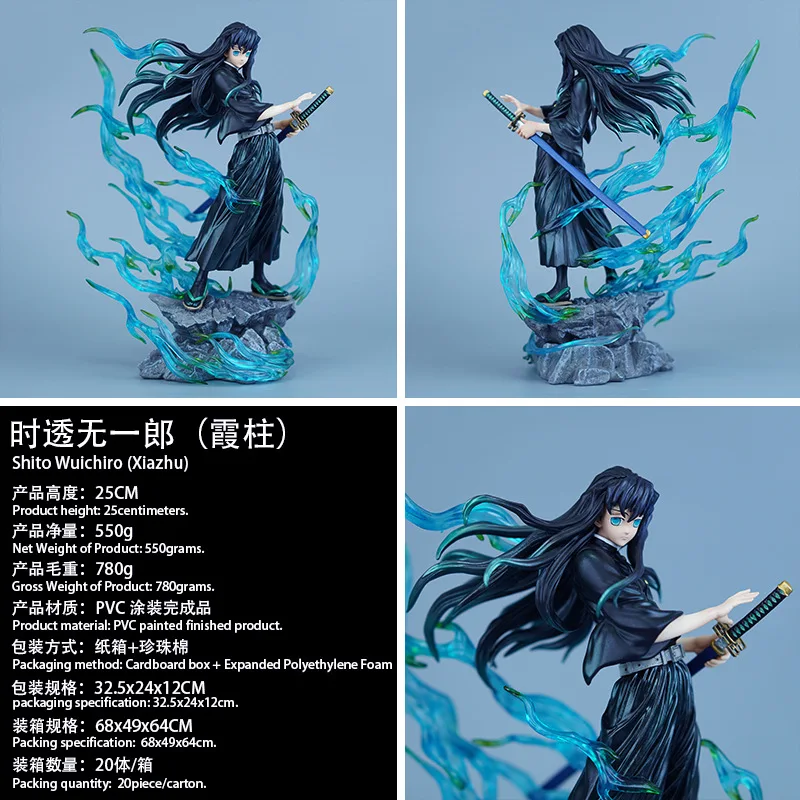 Demon Slayer Tengen Uzui Tokitou Muichirou‌ GK Statue Anime Figure Desktop Decoration Collectible Model Large Size