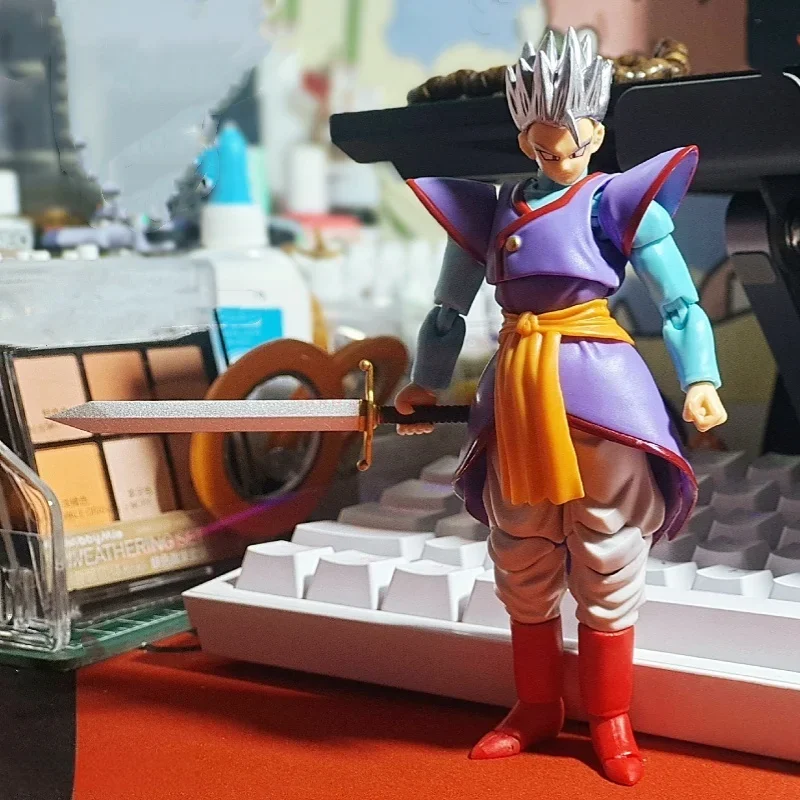 In Stock Dragon Ball Anime Figures Kaioshin Son Gohan Action Figure Supreme Kai God of Creation Shf Pvc Model Desktop Decoration - Image 6