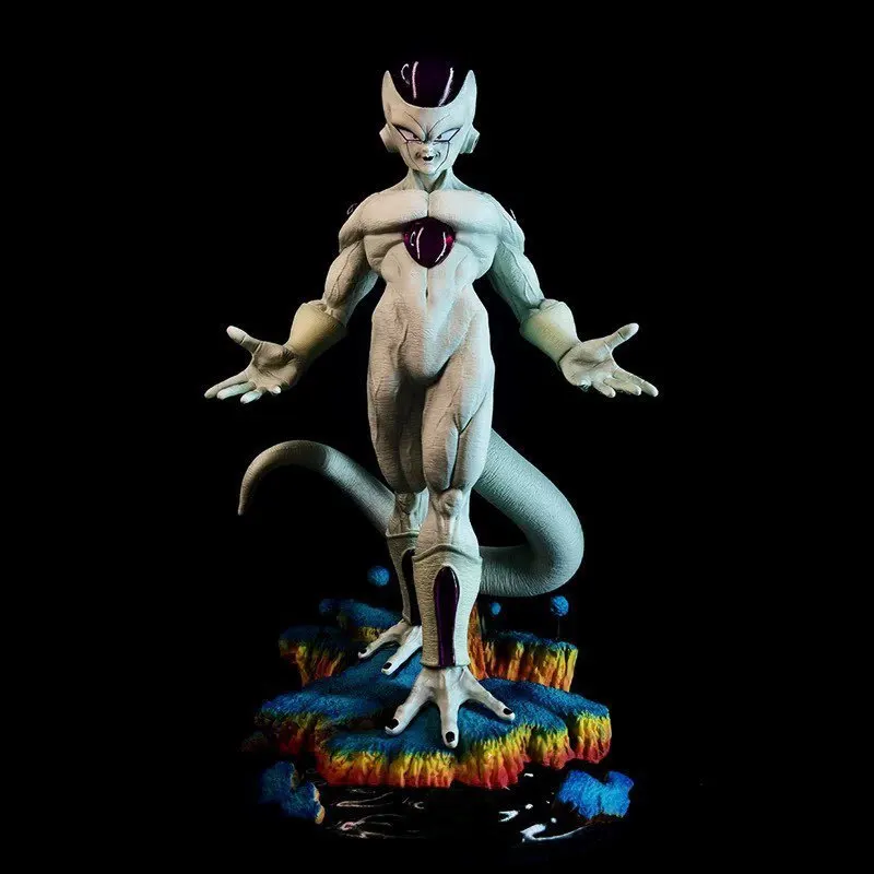 Hot 28cm Ys Studio Dragon Ball Anime Figure Frieza Figurine The Fourth Form Frieza Figurine Pvc Statue Model Toys For Boys Gifts