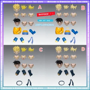 New N&T NT SHF  Dragon Ball Z Future Son Gohan SSJ Super Saiyan 3.0 Kong Head Sculpt Accessory Pack Anime Action Figure