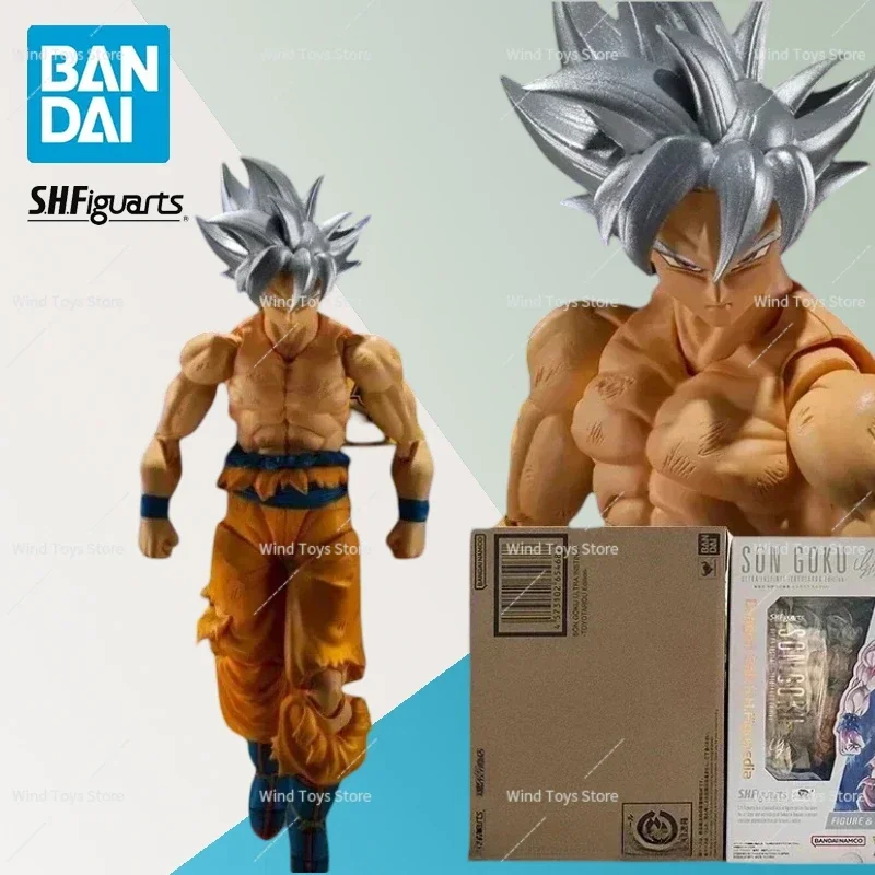 Bandai-Original Figure of Dragon Ball Z, S.H.Figuarts, Son Goku Ultra Instinct, Toyota Edition, Super Saiyan Ultra Instinct VJ30 - Image 3