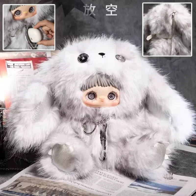 new MayMei 400% bag Rebellious Doll Plush Stuffed Animal Blind Box Collectible Bag Pendant Keychain Girls Birthday New Year Gift - Image 3