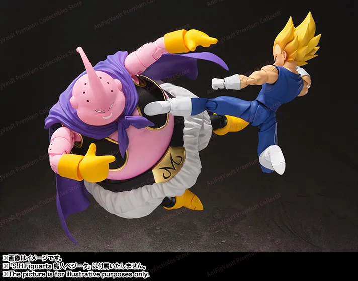 Bandai Original SHF Dragon Ball Z Majin Buu (Good), Fat Buu Action Figure, Anime Model, Trendy Toys, Desktop Doll, Collectibles - Image 5