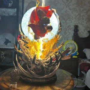 Anime Figure Demon Slayer Agatsuma Zenitsu 51cm Pvc Model Collection Doll Gk Action Figure Luminous Room Decor Model Toys Gifts