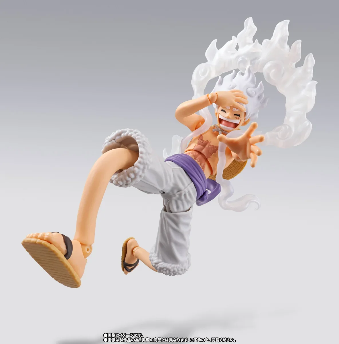 in stockOriginal BANDAI ONE PIECE S.H.Figuarts SHF Monkey D. Luffy Gear 5 Future Island Egg Action Figure Collectible Model Toys - Image 4