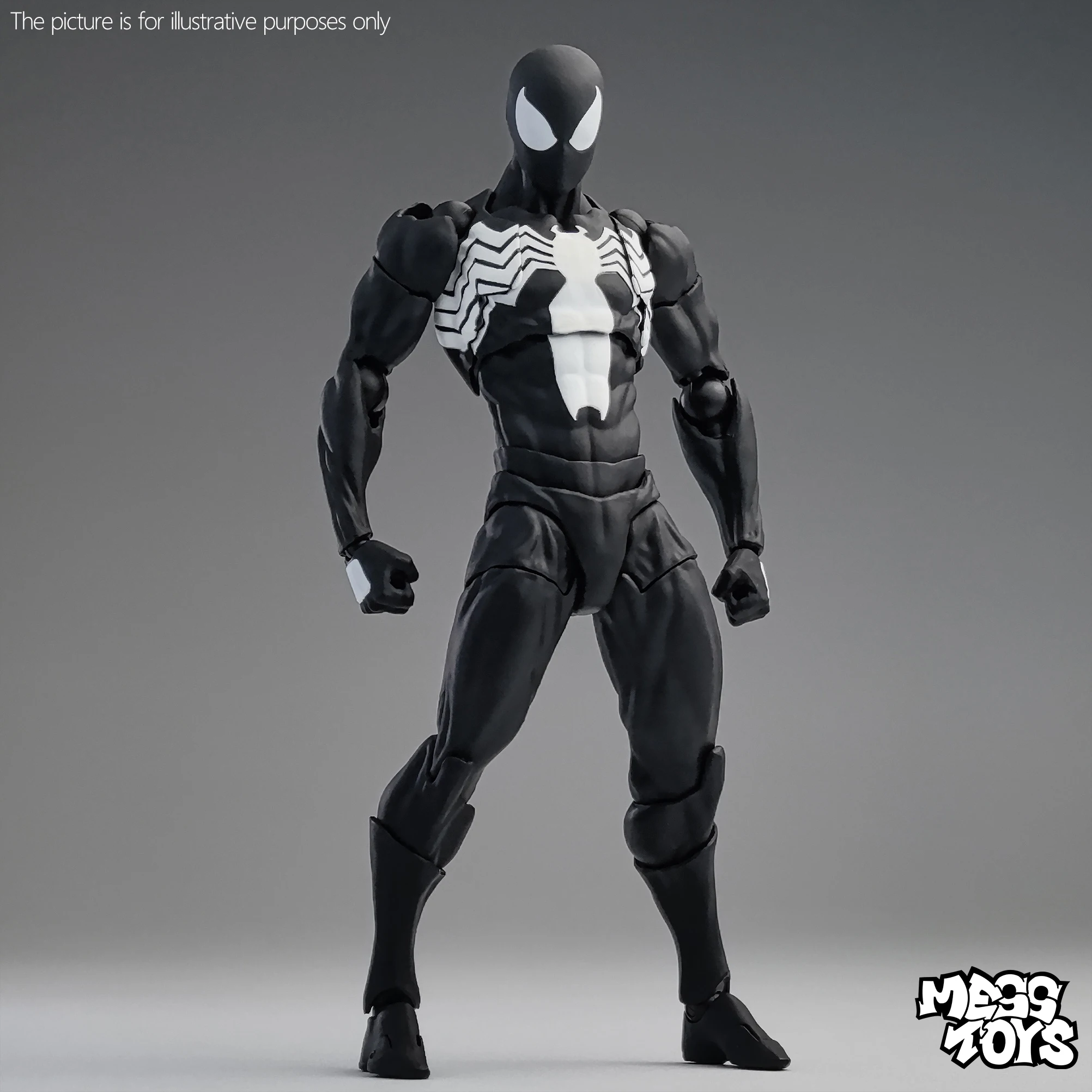 In Stock Mess Toys Spider Man Symbiote Kaine Parker Black Neighbor Symbiote Spider-Man Black Scarlet Spider Man Venom model toys - Image 9