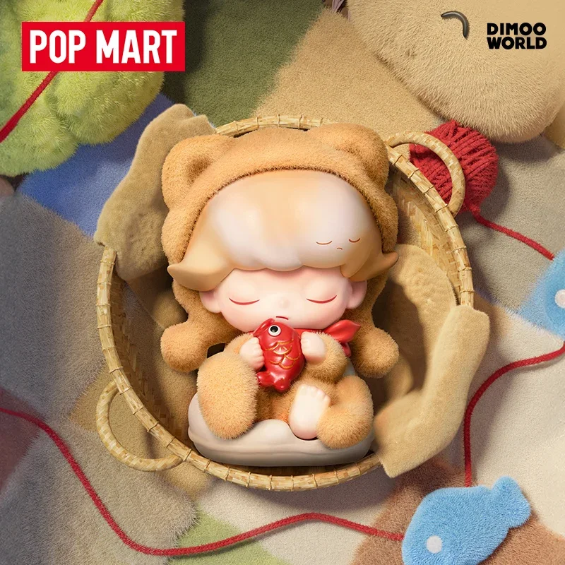 POP MART DIMOO Weaving Wonders Series Anime Action Figure Guess Bag Ornament Figurines Home Decor Desktop Dolls Model Girl Gift - Image 3