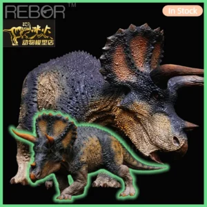 In Stock REBOR Jurassic Dinosaur Giant Male Triceratops Adult Kids Model Toy Gift Collection Fan Hobby