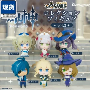 In Stock Genshin Impact Official Original Jean Kaeya Lisa Barbara Noelle Mona Gacha PVC Figure Toy Vol.3