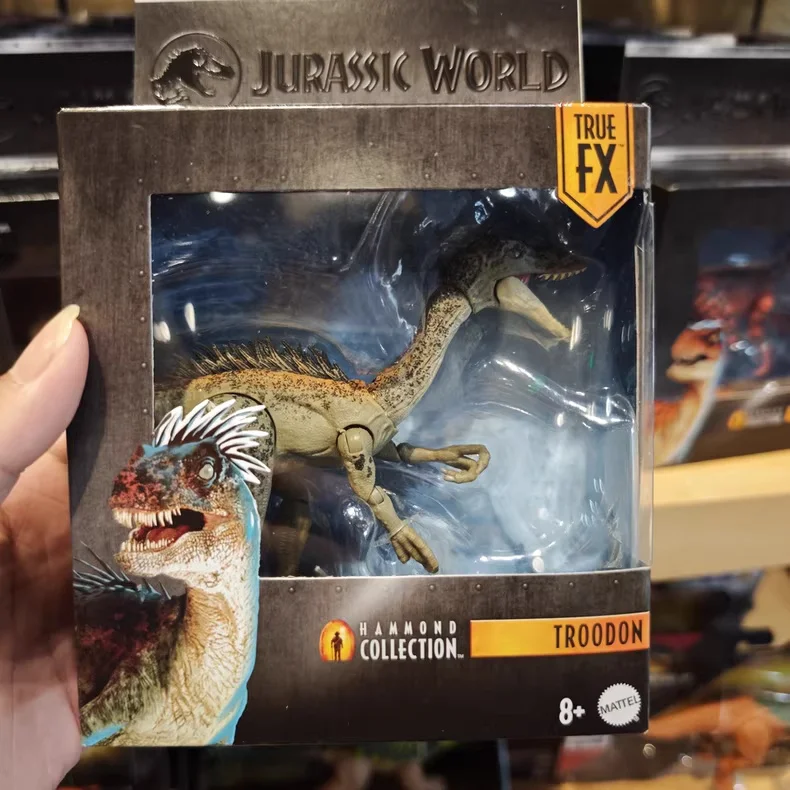 Mattel Jurassic World Hammond Collection Dinosaur Model Reborn Movie Velociraptor Stygimoloch Troodon Action Figure Kid Toy Gift - Image 4