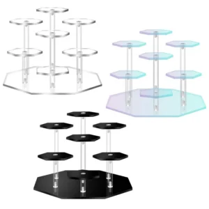Acrylic Figures Display Stand Jewelry Doll Toy Organizer Storage Rack Cosmetic Display Holder Desktop Organizer Rack