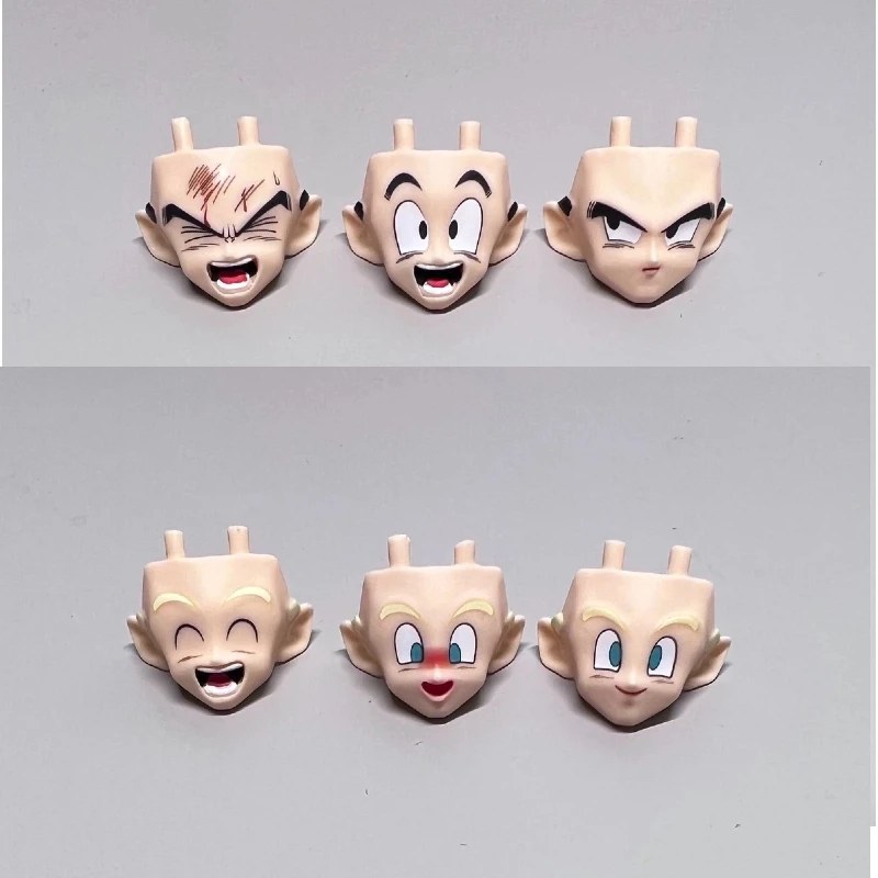 New Ko Hm&Air Shf Dragon Ball Z Ssj Son Gohan Ha001-004 Dlc Heads Accessories Anime Action Figures Model Collection Gifts Toys - Image 8