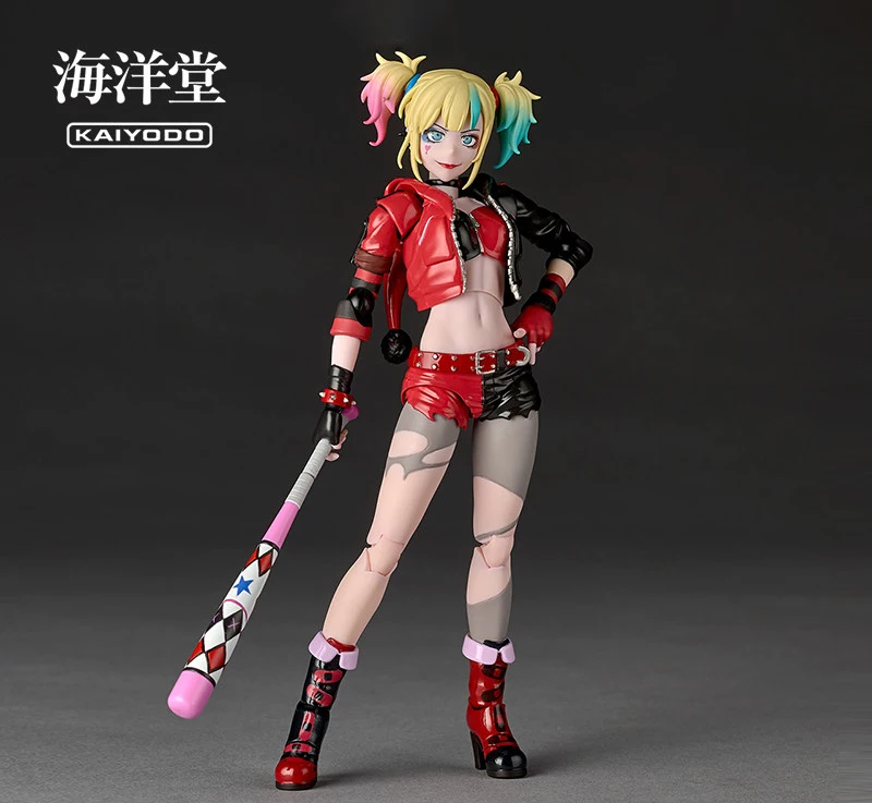 In Stock Kaiyodo Harley Quinn Movability Model Toys Revoltech AMAZING YAMAGUCHI Suicide Squad The Clown’s Girl