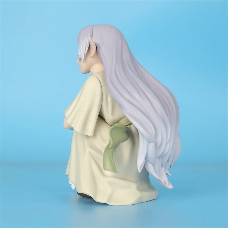 10cm Frieren: Beyond Journey'S End Frieren Squat Posture Anime Figure PVC Model Statue Collection Desktop Decoration Ornament - Image 6