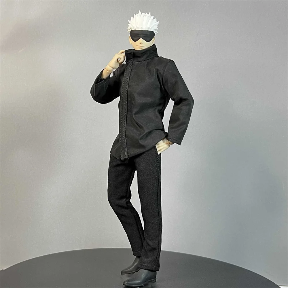 Handmade 1/12 Japanese Anime College Uniform Frock Taoist Robe Combat Clothing Accessories for SHF Romankey Action Figure - Image 6