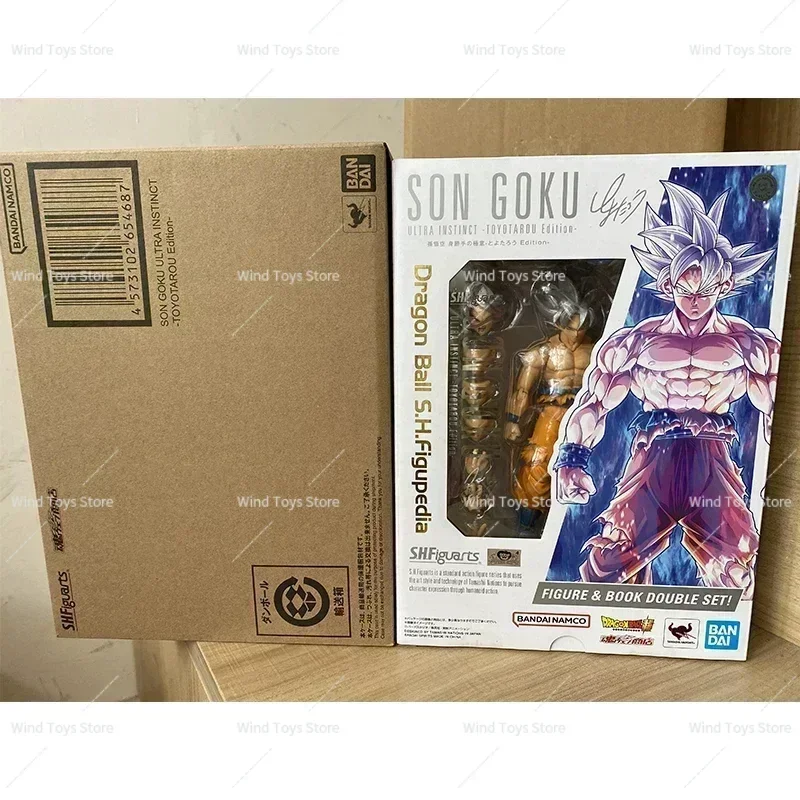 Bandai-Original Figure of Dragon Ball Z, S.H.Figuarts, Son Goku Ultra Instinct, Toyota Edition, Super Saiyan Ultra Instinct VJ30