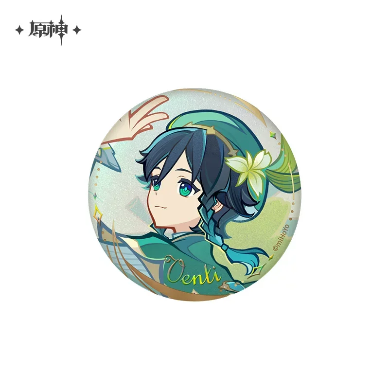Sunsyea Official Genshin Impact Merch From miHoYo Venti Badge Anime Collection - Image 9