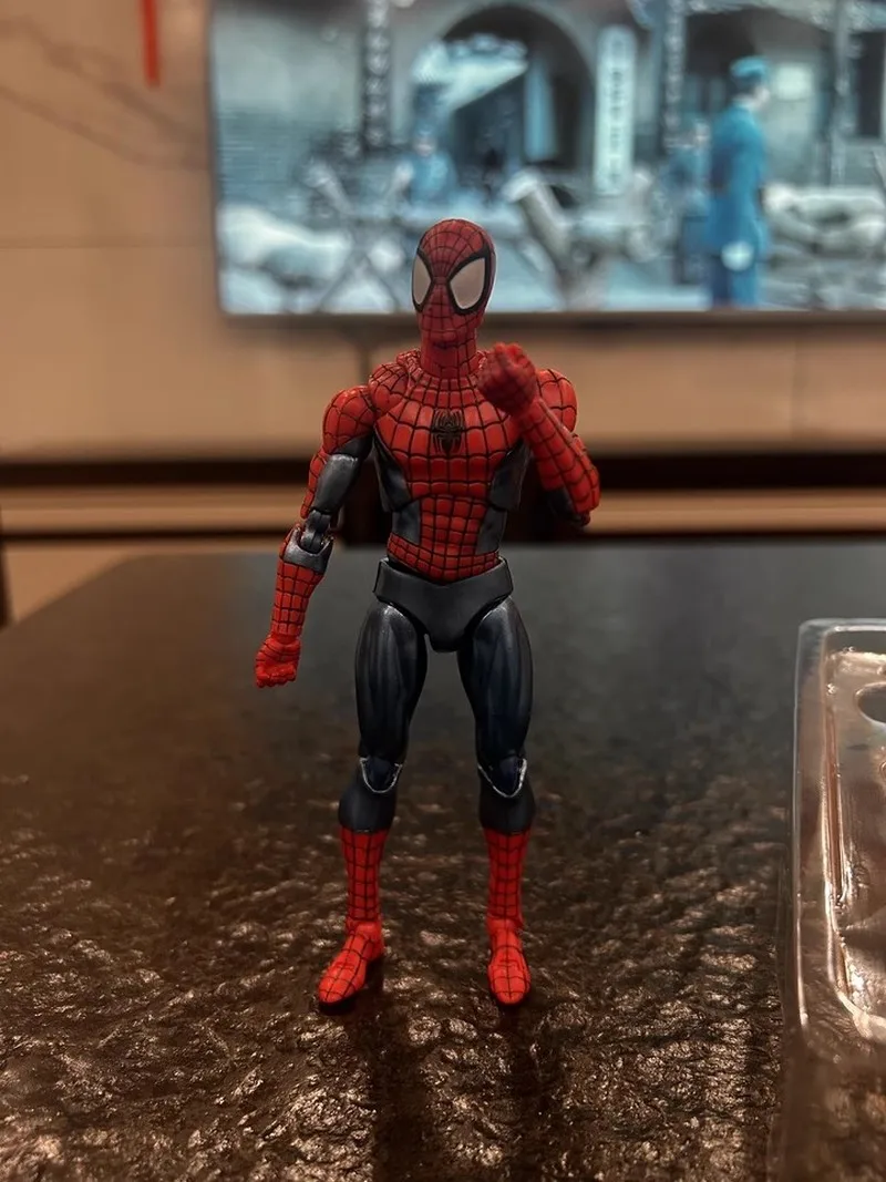 Hot CT Toys SpiderMan Mafex 075 Figure The Anazing Spiderman Comic Ver Mafex 185 Action Figure Figurine Model Toys Kids Gifts - Image 5