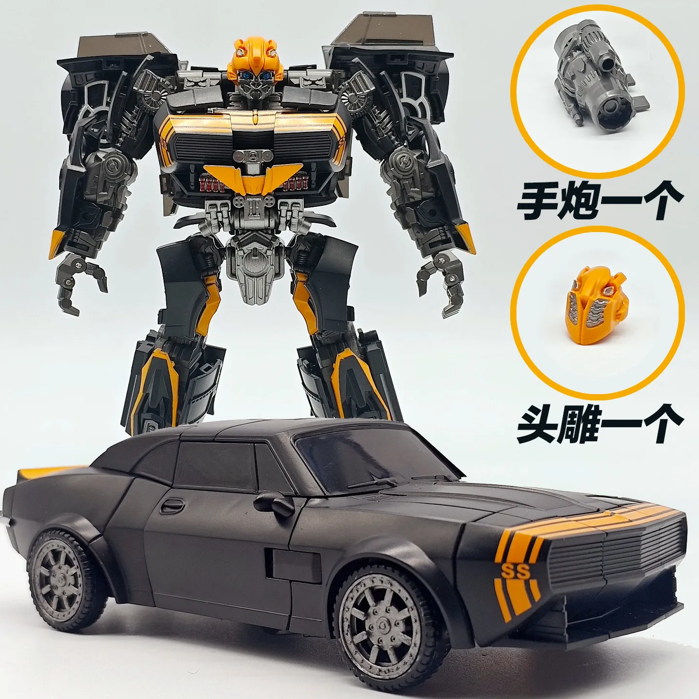 BAIWEI TW-1038 TW1038 Transformation Black Bee Warrior 4 Movable Robot Collection Gift
