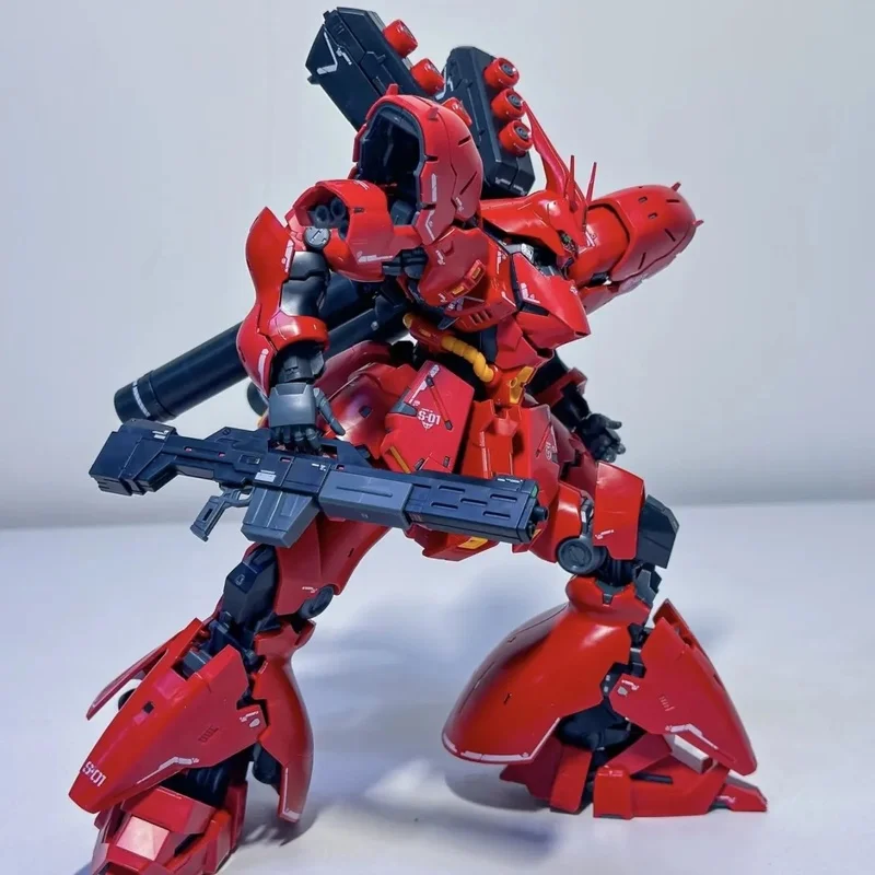 RG 1/144 Sazabi Assembly Model Kit Action Figures Plastic Model Toys Comes With Water Decals Desktop Ornament Boys Collect Gifts - Image 4
