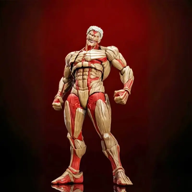 Attack On Hot Kaiyodo Armored Titan Movable Model Toys Revoltech Amazing Yamaguchi Yoroi No Kyojin Titan Anime Figures Toy Gifts