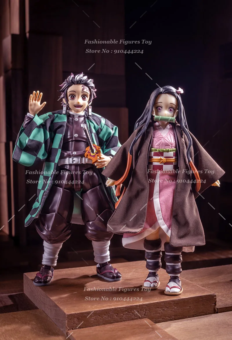 SHF 1/12 Soldier Coat Robe Kamado Tanjirou Kamado Nezuko Giyu Tomioka Demon Slayer Combat Clothes Fit 6" Action Figure Body - Image 5