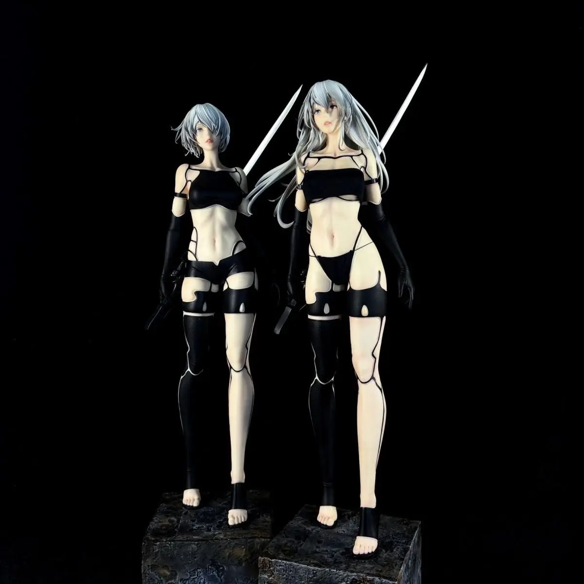 In Stock Nier: Automata  A2 Battle Damage Edition 1/4 50cm Statue Figure Boutique Statue Desktop Ornaments Decoration