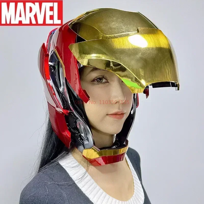 Spot Iron Man Mk5/Mk50 Cosplay Helmet 1:1 Scale Electric Open/Close Feature English Voice Control Collectible Toy For Adults - Image 7