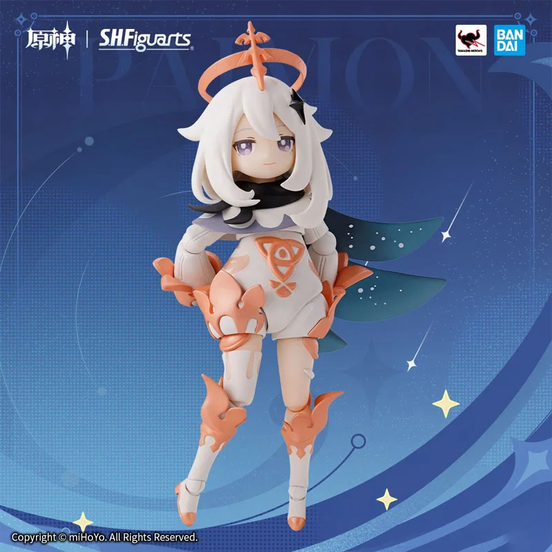 Low price In Stock BANDAI Original S.H.Figuarts GENSHIN IMPACT PAIMON SHF Action Figure Model Gift for Kids Foam Box Packaging - Image 3