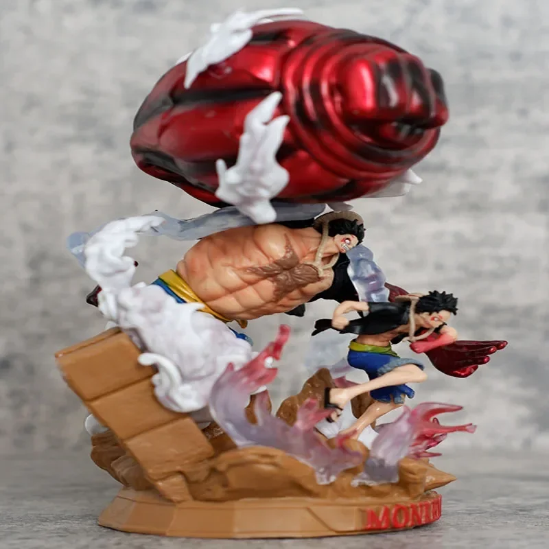 2pcs One Piece Anime Battle of Onigashima Action Figures - Supernova Three Captains Luffy Kid Law Collectible Models Gift Toy - Image 3