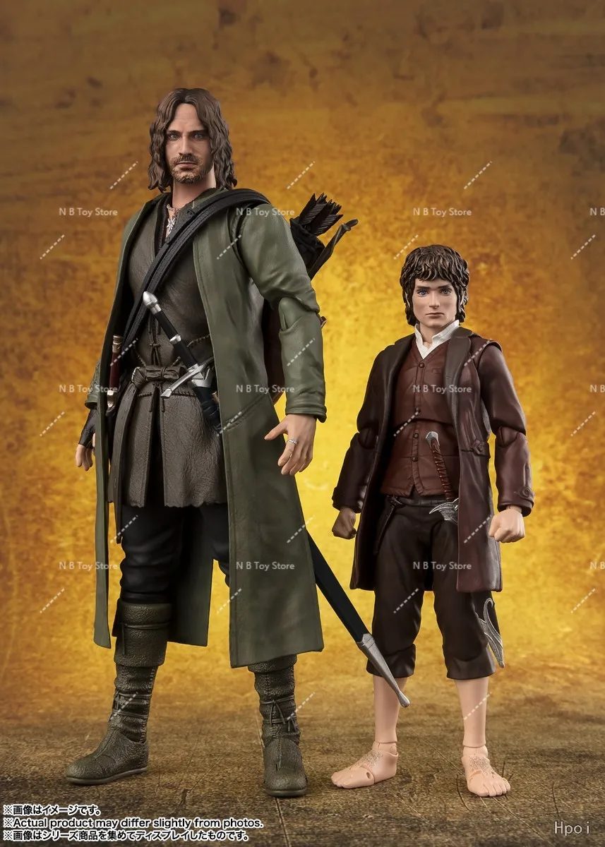 In Stock Bandai S.H.Figuarts Aragorn (Lord of The Rings) Frodo Baggins & Gollum (Lord of The Rings) Premium Gift Model - Image 4