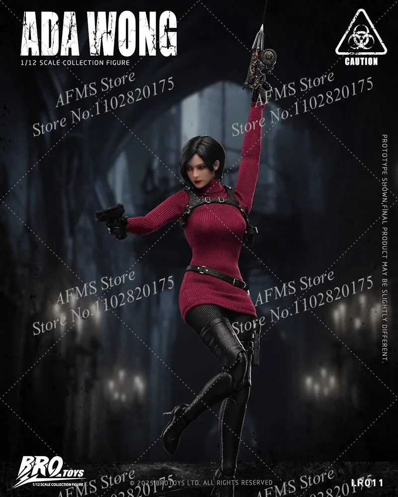 BROTOYS LR011 1/12 Scale Collectible Figure Female Spy Agent Ada Wong Full Set 6Inch Women Soldier Action Figure Dolls Toys - Image 5