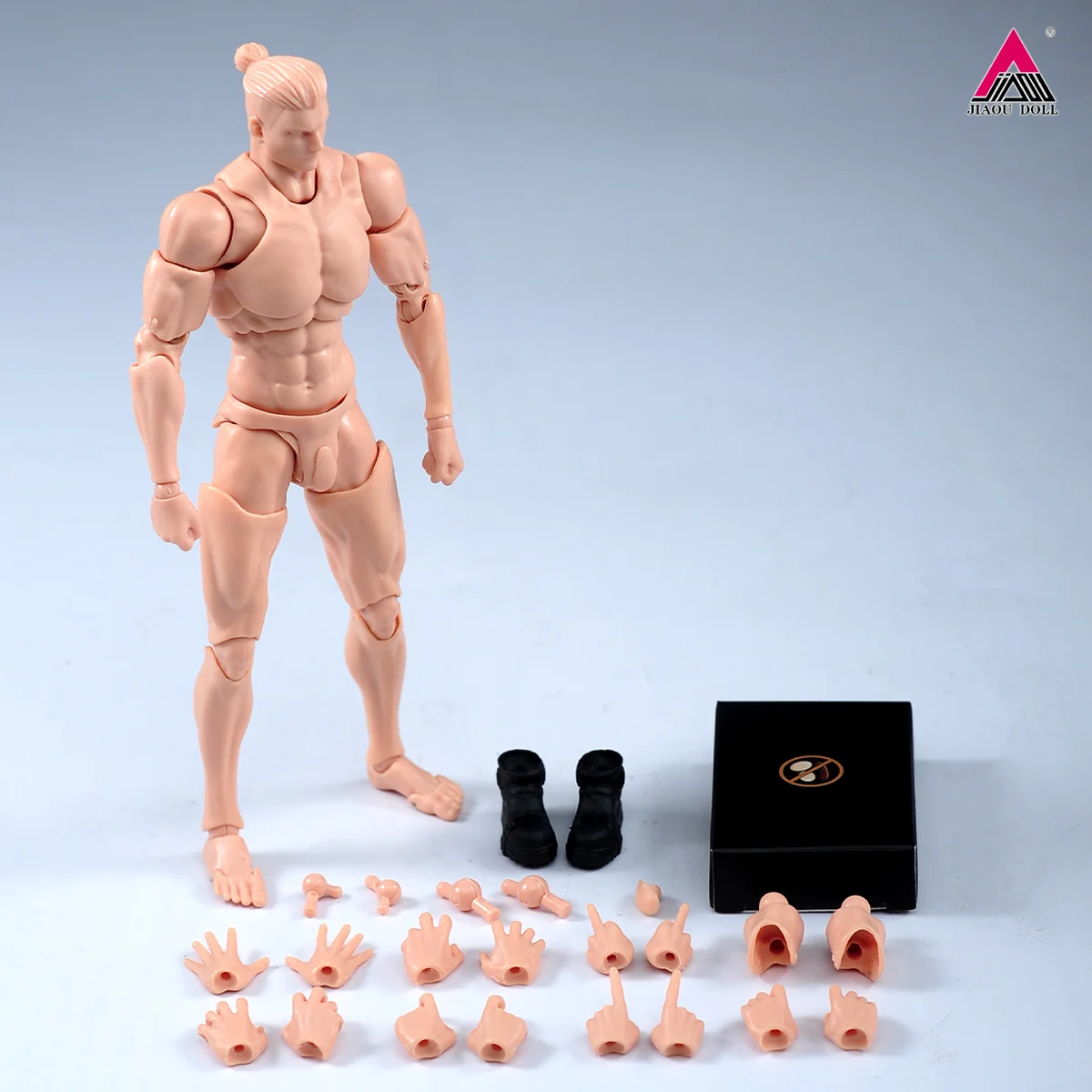 1/12 Scale Male Super Flexible Joint Body 16cm White Yello Black Action Figure Muscle Articulated Body Doll - Image 3