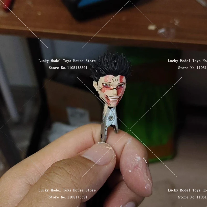 1/12 Fushiguro Toji Sukuna Gojo Anime Male Delicate Painted Head Sculpt Model Toys Customzation For 6" Shf Romankey Vtoys Body - Image 3