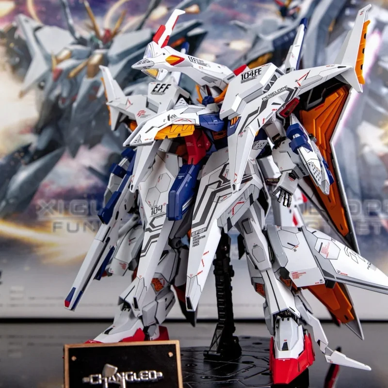 JUJIANG HG RX-105 XI RX-104FF Penelope 1/144 Scale Assembly Model Action Figure Toy for Hobbyists Plastic Model Collection Gift