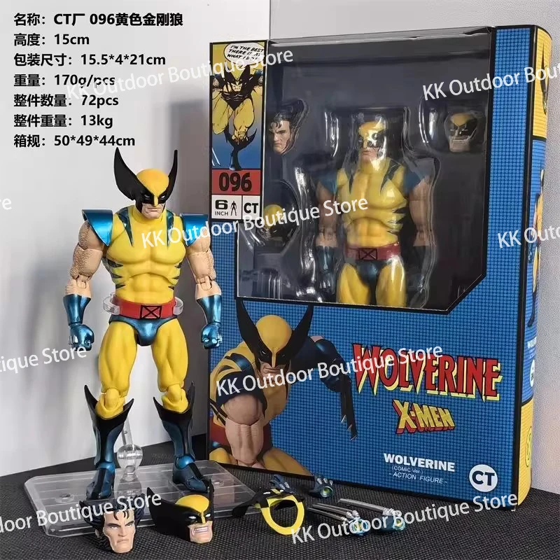 In Stock Ct Toys Brown Wolverine Mafex 138 Blue Figure Yellow 096 Comic Ver X-Men Anime Action Figure Figurine Custom Gifts Toys - Image 5