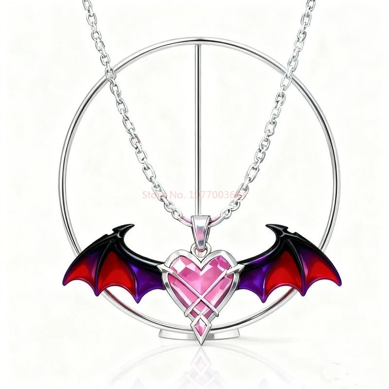Genshin Impact Anime Peripheral Necklace Durin Necklace Demon Dragon Love Demon Wings Pendant Game Peripheral Pendant Toy Gift - Image 5
