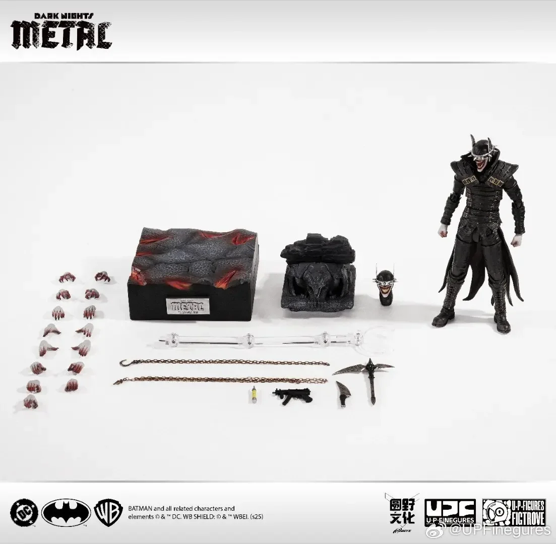 NEW LPZZ Red Death Batman Action Figure The Flash U-P-Finegures The Batman Who Laughs Dark Nights:Metal DC Figures 1/12 Toy Gift - Image 7