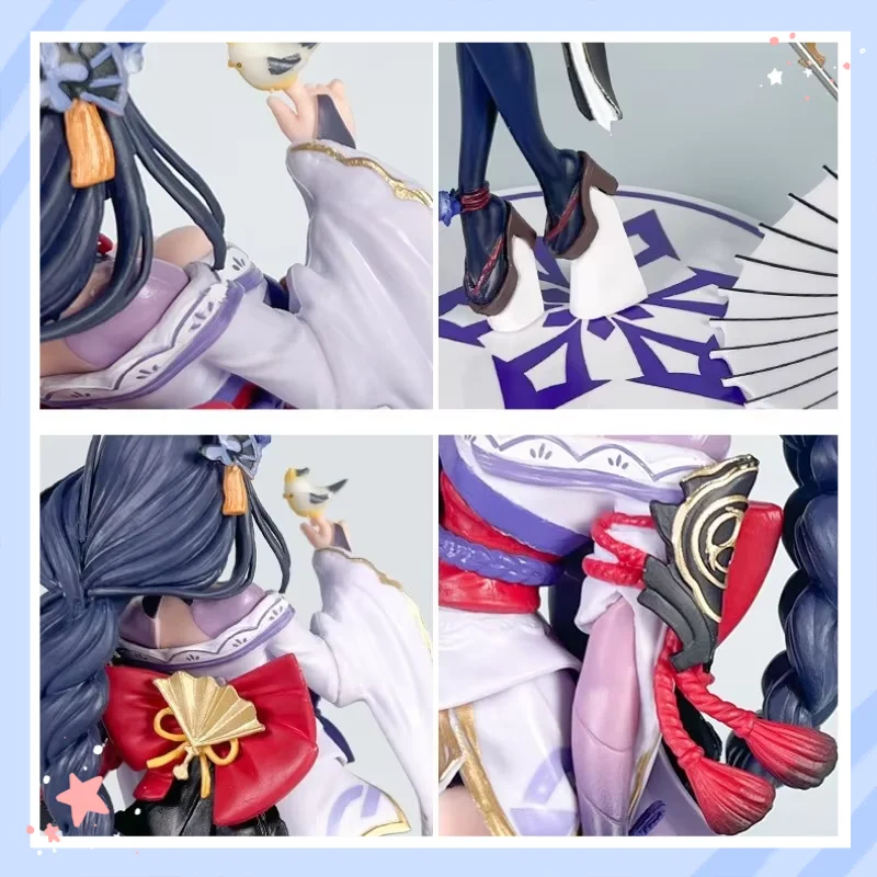 Genshin Impact Raiden Shogun Figure Anime Model Decorative Ornament Game Character Collectible Anime Peripheral - Image 5