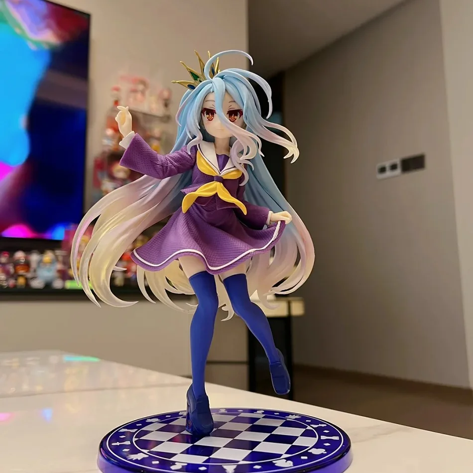 Anime NGNL No Game No Life White 18.5CM Shiro PVC Model Action Figures Model Collection Ornament Toy Holiday Gift In stock Hot - Image 4