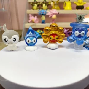 Castform (Sunny/Rainy/Snowy Form),Clamperl，Caterpie， Weedle，Shiny Pinsir，Model Collection High Quality Ornament Desk Toys Gifts