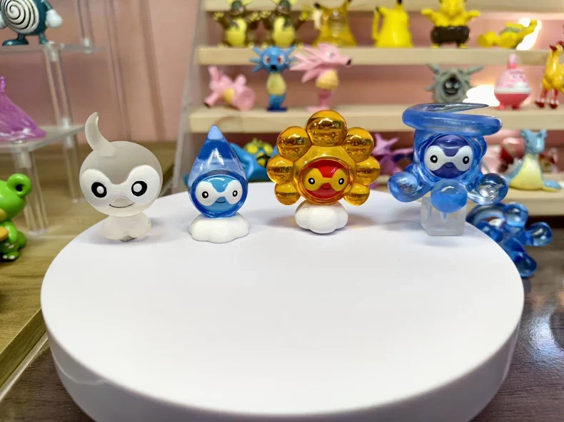 Castform (Sunny/Rainy/Snowy Form),Clamperl,Caterpie, Weedle,Shiny Pinsir,Model Collection High Quality Ornament Desk Toys Gifts