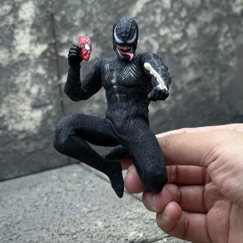 In Stock 6in Stm-20251 1/12 Scale Venom Spider-Man Symbiotic Variant Action Figure Anime Model Collectible Desktop Toy Gifts