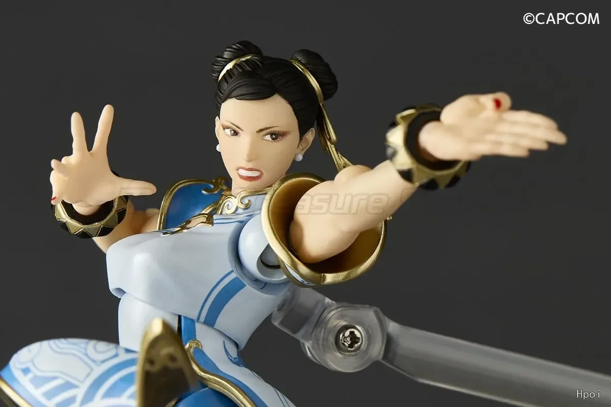 【MT】KAIYODO Revoltech AMAZING YAMAGUCHI Street Fighter 6 Chun Li Action Figure Model Toy Gift Collection - Image 6