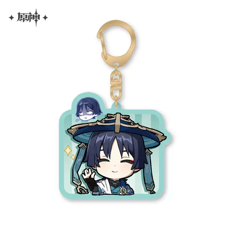 Sunsyea Official Genshin Impact Merch From miHoYo Wanderer Keychain Pendant Anime Collection