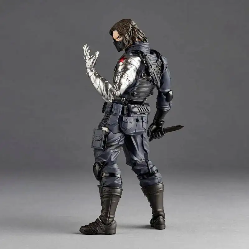 Marvel The Avengers Winter Soldier Perfect Killer NR029 PVC Action Figure Toys Kids Gifts Collectible Model 14cm