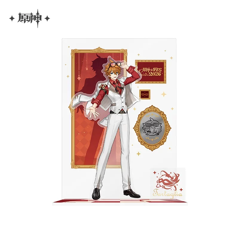Sunsyea Official Genshin Impact Merch From miHoYo Tartaglia Acrylic Stand Ornament Anime Collection - Image 8