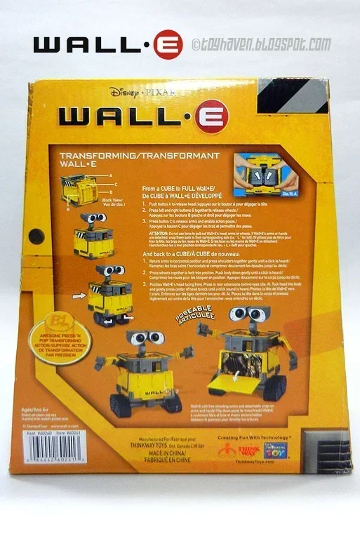 Disney Walle Toys EVE Transforming WALL E Anrme Robot Action Figure Model PVC Toy Kid Birthday Gift for Children CollectionMovie - Image 6