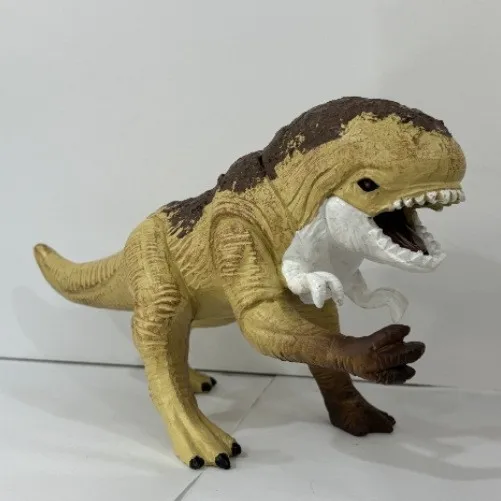 Hot Jurassic Dinosaur Toy Resin Tyrannosaurus Rex Figurine Realistic Camouflage Dinosaur Model Desktop Collection Decor For Kids